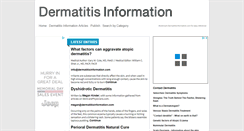 Desktop Screenshot of dermatitisinformation.com